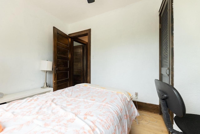 150 S James St, Waukesha, WI 53186 - bedroom with light wood-type flooring