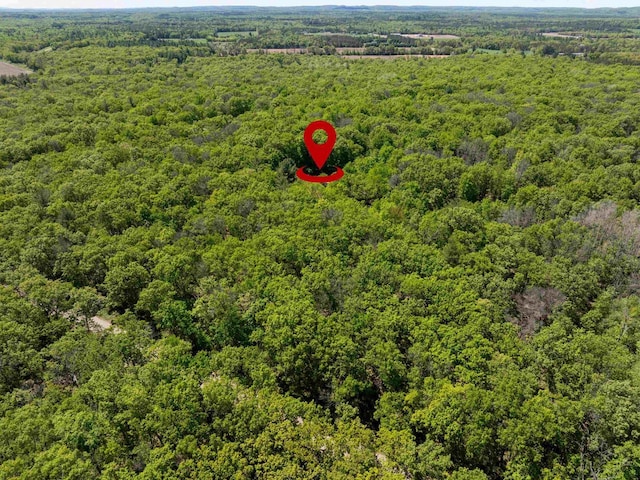 W2761 49th St, Mauston, WI 53948 - aerial view of a heavily wooded area