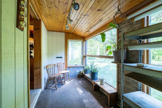 W2761 49th St, Mauston, WI 53948 - sunroom featuring vaulted ceiling