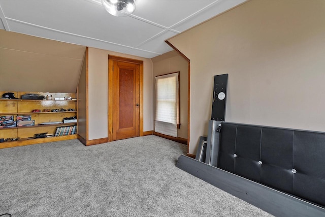 901 William St, Racine, WI 53402 - living room with carpet and baseboards