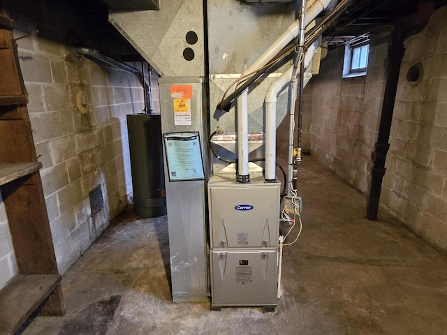 6455 N 56th St, Milwaukee, WI 53223 - utility room featuring water heater