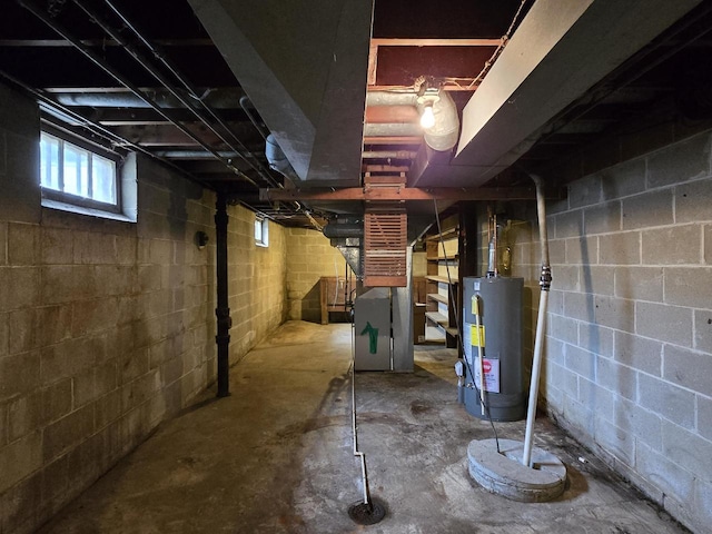 6455 N 56th St, Milwaukee, WI 53223 - below grade area featuring gas water heater
