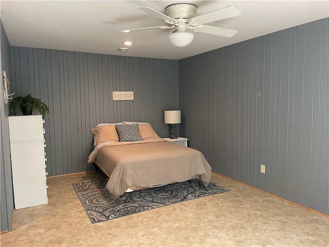 1762 Wilson Ave, Menomonie, WI 54751 - carpeted bedroom with ceiling fan