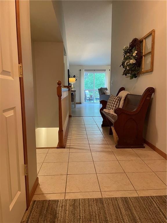 1762 Wilson Ave, Menomonie, WI 54751 - hallway with light tile patterned floors and baseboards