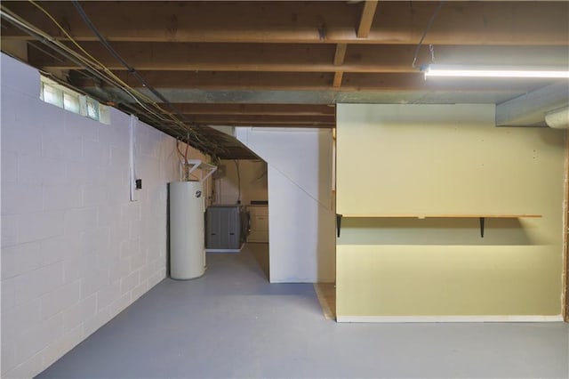 3053 Jupiter Ave, Eau Claire, WI 54703 - unfinished basement with water heater