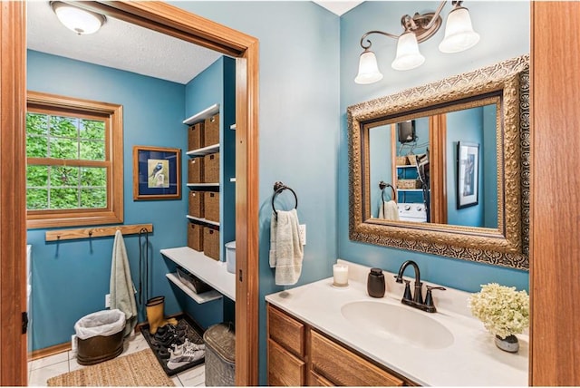 2322 243rd Ave, Cushing, WI 54006 - bathroom featuring vanity and tile patterned floors