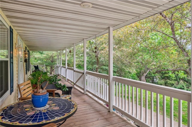 2322 243rd Ave, Cushing, WI 54006 - view of wooden terrace