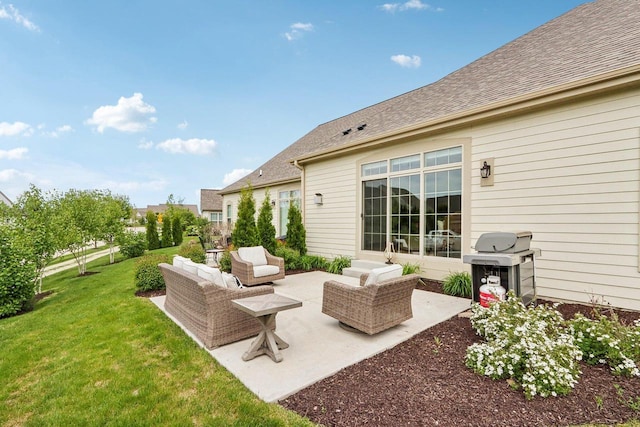 1766 Derby Ln, Oconomowoc, WI 53066 - view of patio featuring an outdoor hangout area and area for grilling