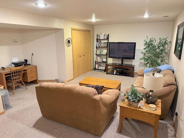 35 Sammy Jo Cir, Fond Du Lac, WI 54935 - carpeted living area with an office area