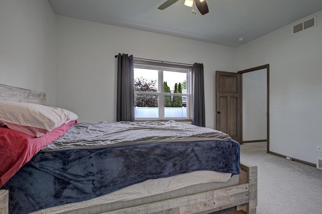 N406 Marion Ave, Appleton, WI 54915 - bedroom featuring carpet, baseboards, and ceiling fan