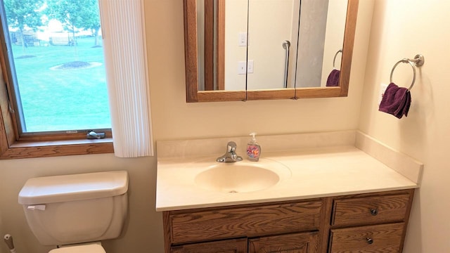 N8292 Deadwood Point Rd, Fond Du Lac, WI 54937 - half bath with vanity and toilet
