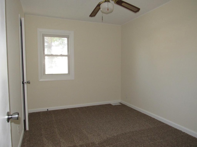 701 N 22nd St, Superior, WI 54880 - spare room with carpet, a ceiling fan, and baseboards