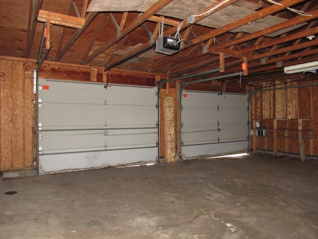 701 N 22nd St, Superior, WI 54880 - garage featuring a garage door opener