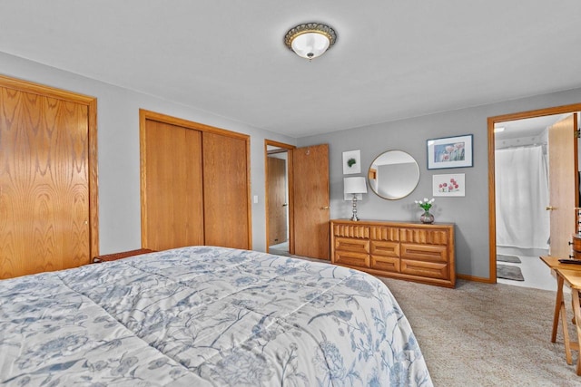 557 Center St, Berlin, WI 54923 - carpeted bedroom with baseboards and a closet