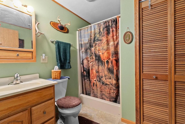 557 Center St, Berlin, WI 54923 - bathroom with toilet and vanity