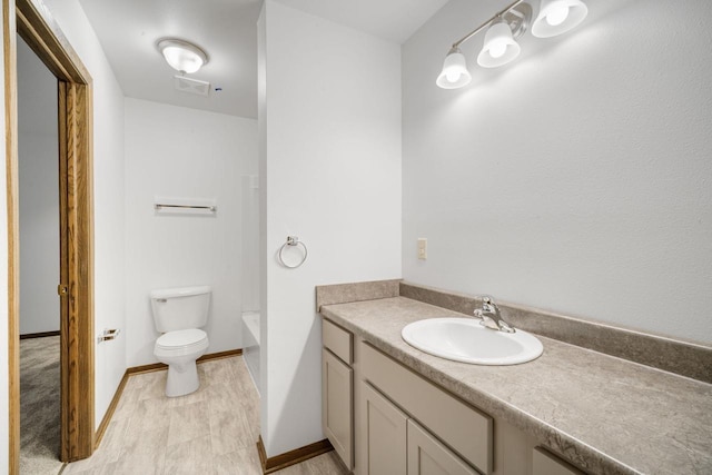 7233 W Wabash Ave, Milwaukee, WI 53223 - full bathroom with vanity and toilet