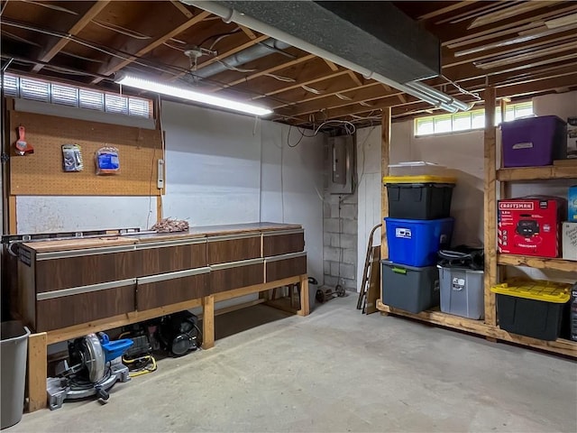 709 E Fillmore Ave, Eau Claire, WI 54701 - basement featuring electric panel