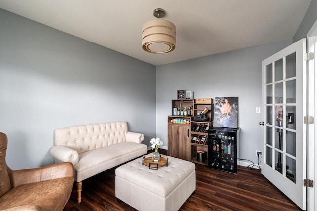 6544 Biscayne Ave, Mount Pleasant, WI 53406 - living room with wood finished floors and baseboards