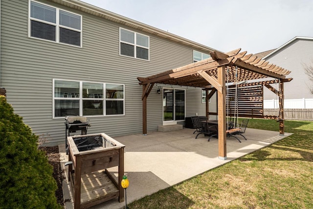 6544 Biscayne Ave, Mount Pleasant, WI 53406 - view of patio / terrace with a pergola