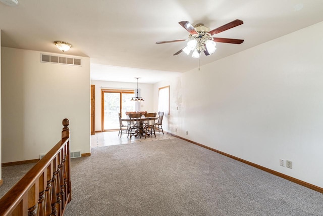 3324 96th St, Sturtevant, WI 53177 - spare room with carpet, a ceiling fan, baseboards, and a smoke detector