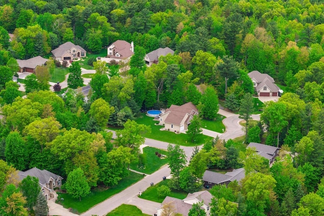 1930 Waterview Blvd, Plover, WI 54467 - aerial perspective of suburban area featuring a heavily wooded area
