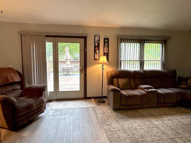 2621 Golf Course Rd, Wisconsin Rapids, WI 54494 - living room featuring plenty of natural light and wood finished floors