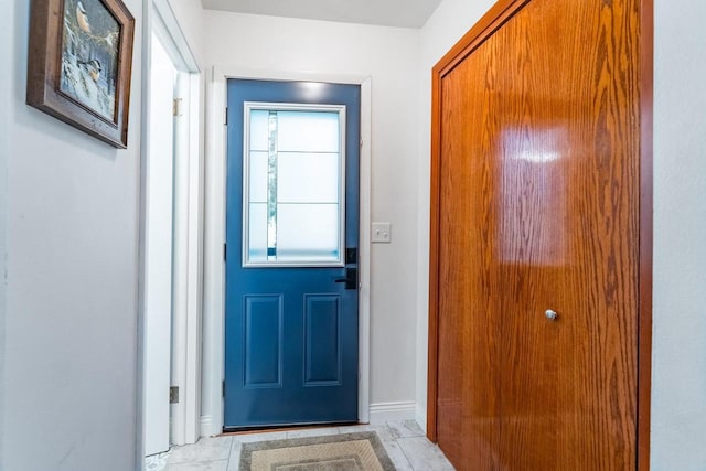 503 N 43rd Ave, Wausau, WI 54401 - doorway with tile patterned floors and baseboards