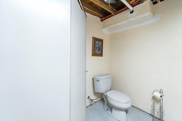 503 N 43rd Ave, Wausau, WI 54401 - bathroom with toilet and speckled floor