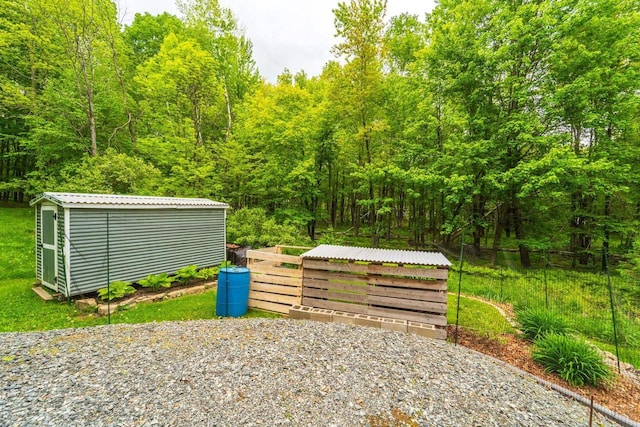 503 N 43rd Ave, Wausau, WI 54401 - view of shed featuring a view of trees