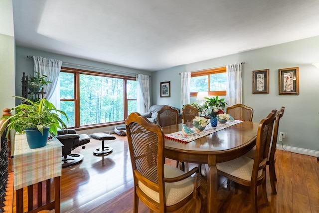 503 N 43rd Ave, Wausau, WI 54401 - dining space with wood finished floors and baseboards