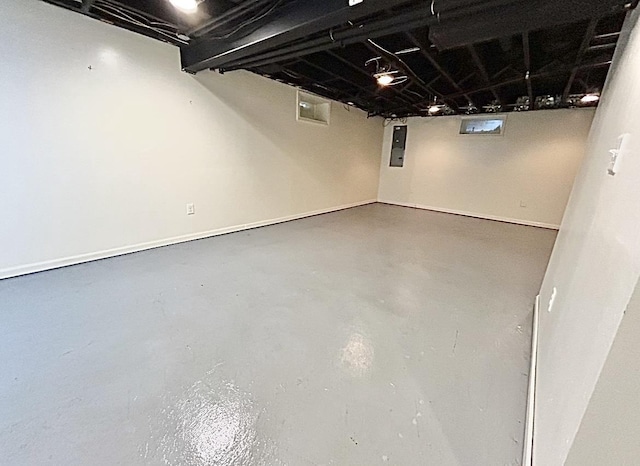 5404 N Bethmaur Ln, Milwaukee, WI 53209 - unfinished basement featuring electric panel