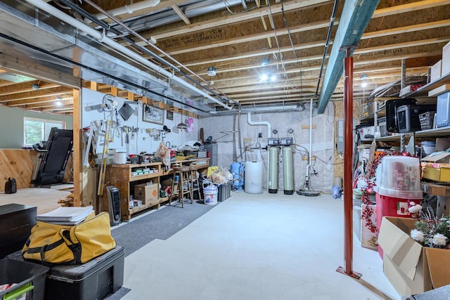 5304 Ski Ln, Weston, WI 54476 - basement featuring a water softener system