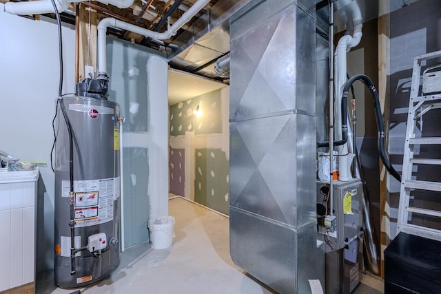 5304 Ski Ln, Weston, WI 54476 - utilities featuring gas water heater and heating unit