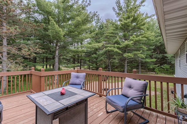 5304 Ski Ln, Weston, WI 54476 - view of wooden deck