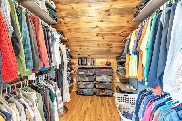 127 Flora St, Pulaski, WI 54162 - walk in closet with wood finished floors