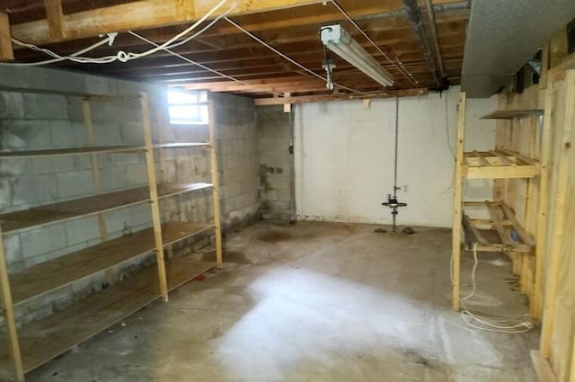 3602 N 85th St Unit 3604, Milwaukee, WI 53222 - basement featuring concrete block wall