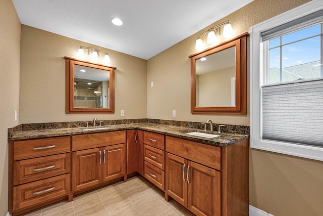 W229N3637 Sterling Ct, Pewaukee, WI 53072 - bathroom with double vanity and a shower