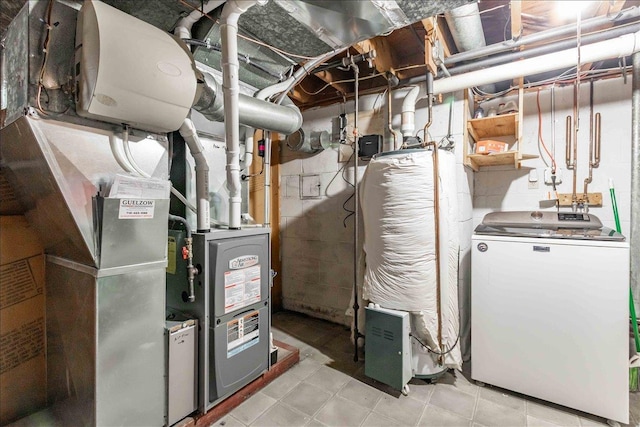 2931 N Ave, Wisconsin Rapids, WI 54495 - utilities featuring washer / dryer and water heater