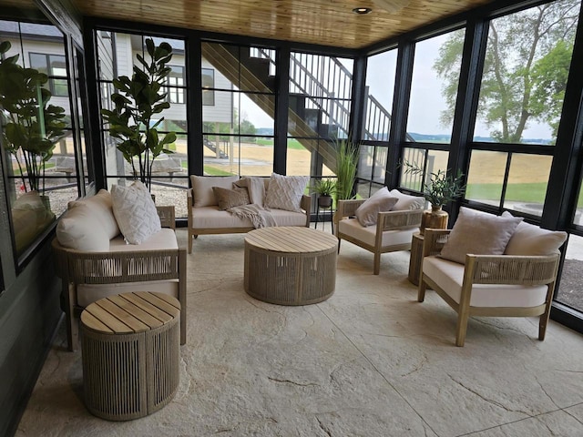 1102 Moll Dr, Waunakee, WI 53597 - sunroom / solarium with an outdoor hangout area