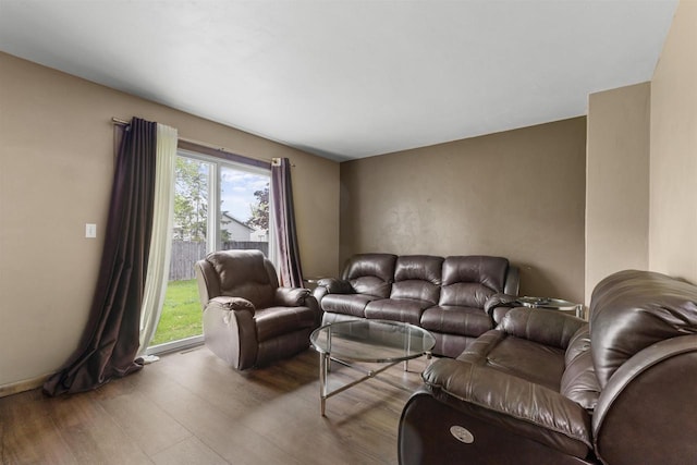 1208 Grove St, Menasha, WI 54952 - living area with wood finished floors