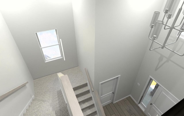 460 Parker Dr Unit Lt6, Genoa City, WI 53128 - stairway with a high ceiling