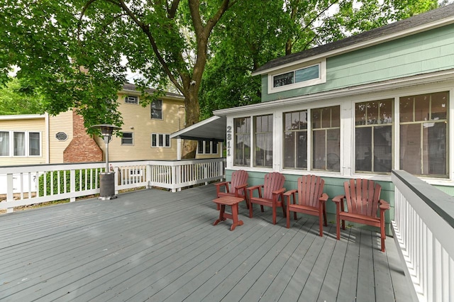 2811 Alpine Ln, Delavan, WI 53115 - view of deck