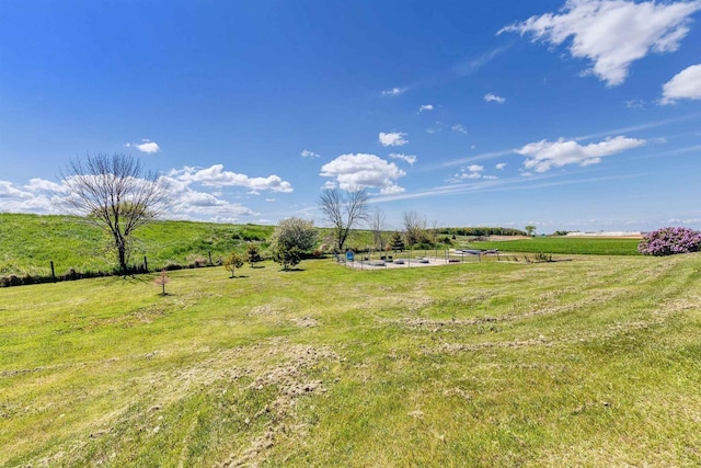 4600 Kamper Ln, Denmark, WI 54208 - view of grassy yard with a view of countryside