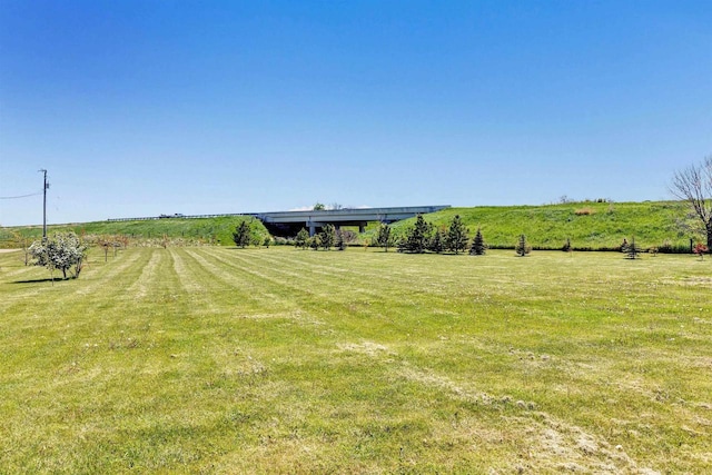4600 Kamper Ln, Denmark, WI 54208 - view of green lawn featuring a rural view
