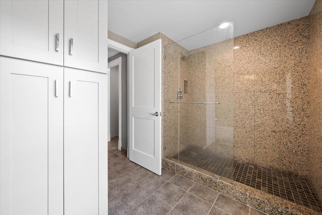 4320 High, Point Beach Lane, Port Washington, WI 53074 - full bathroom featuring walk in shower, tile patterned flooring, and recessed lighting