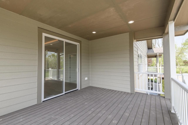20840 Gray St, Lannon, WI 53046 - view of deck