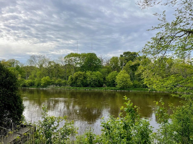 620 W Rock Pl, Glendale, WI 53209 - water view featuring a forest