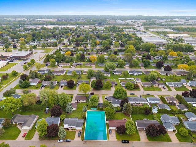 1330 Pinehurst Ln, Neenah, WI 54956 - aerial view of residential area with a pool area