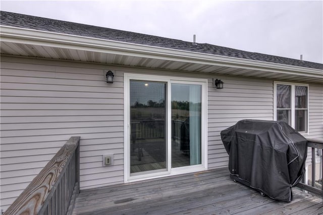 16437 56th Ave, Chippewa Falls, WI 54729 - wooden deck featuring grilling area