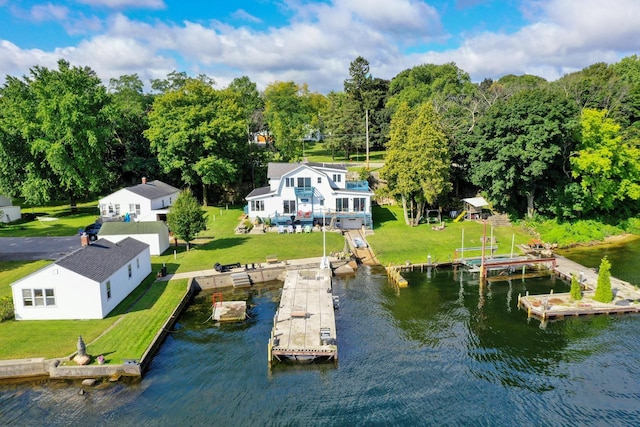 440 N Hudson Ave, Sturgeon Bay, WI 54235 - dock area featuring a water view